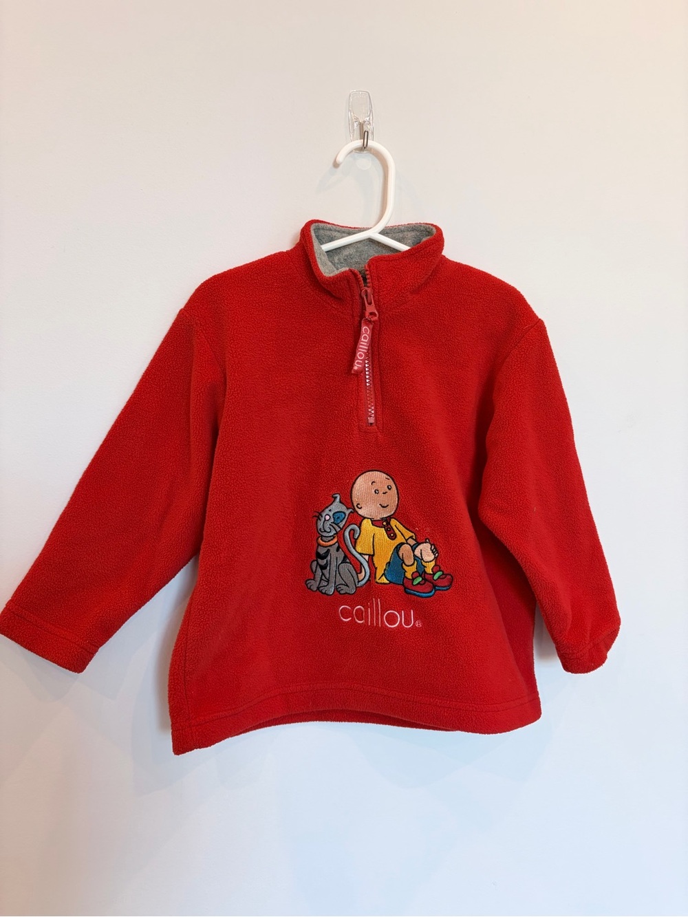 Caillou Toddler Fleece Quarter Zip